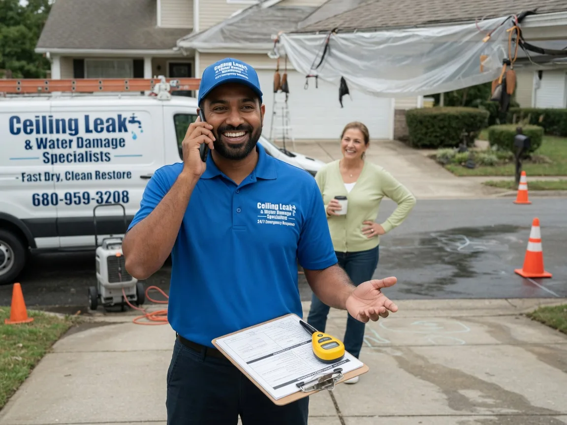 Ceiling Leak Cleanup Croghan, NY FAQs